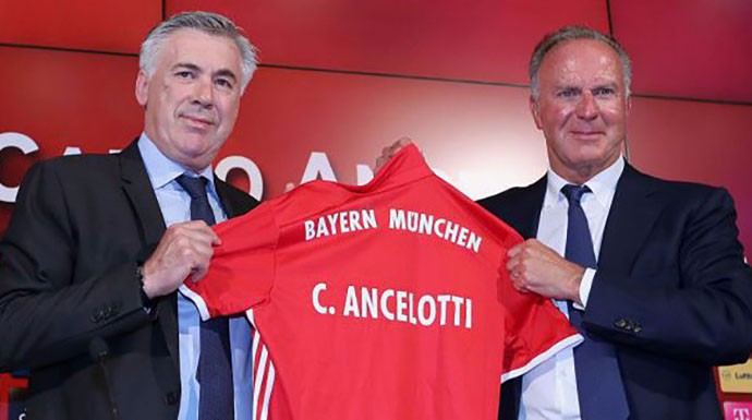 Carlo Ancelotti ya ha sido presentado como nuevo entrenador del Bayern Múnich.