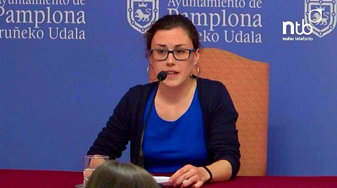 La polémica concejal de Podemos en Navarra, Laura Berro.