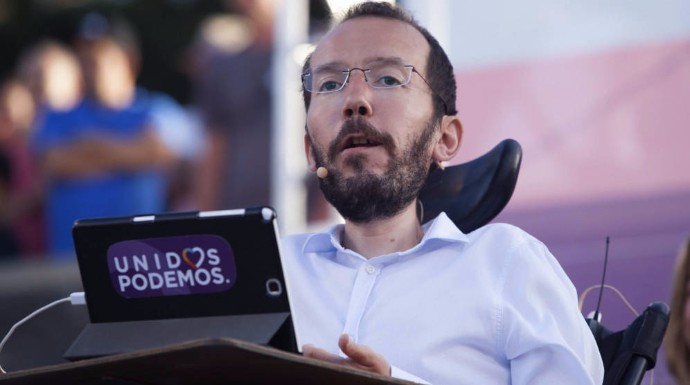 El número tres de Podemos, Pablo Echenique.