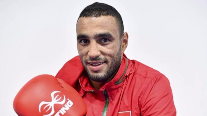 El boxeador Hassan Saada.