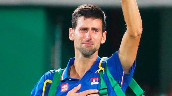 La sorpresa más amarga para los fans de Djokovic: fulminado y entre lágrimas