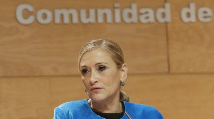 La presidenta madrileña, Cristina Cifuentes
