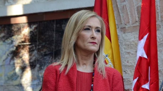 La presidenta de la Comunidad de Madrid, Cristina Cifuentes