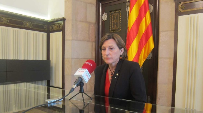 La presidenta del Parlament, Carmen Forcadell