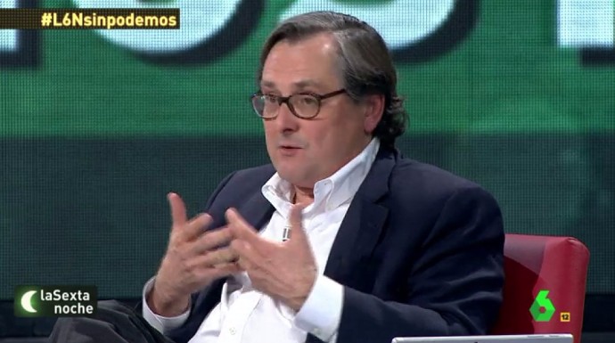 Paco Marhuenda durante su intervención en La Sexta Noche. 