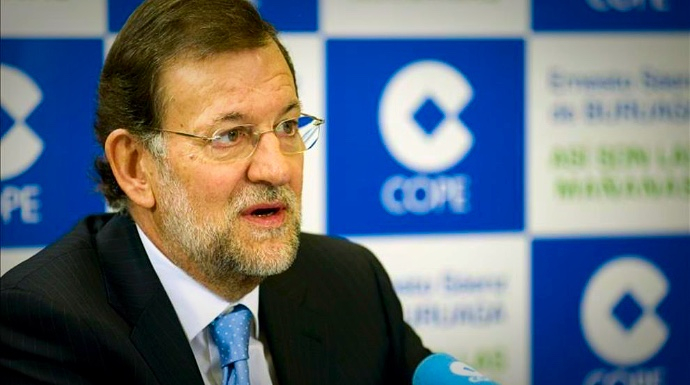 Mariano Rajoy ha participado en el estreno de El Partidazo de COPE.