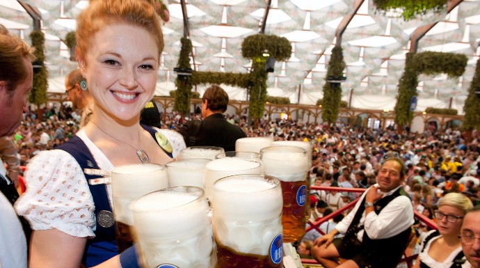 Oktoberfest, la fiesta de la cerveza más famosa del mundo. 