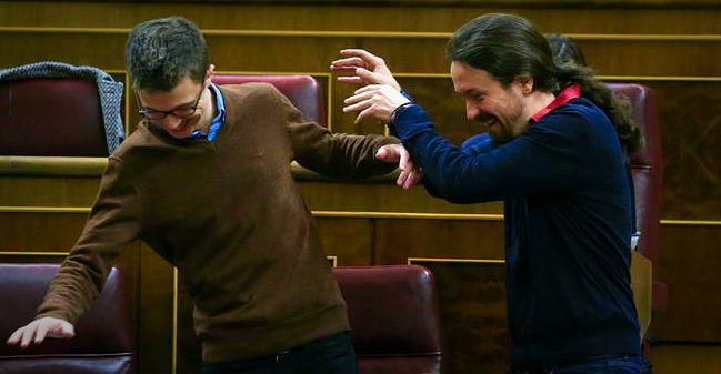 Guerra interna en Podemos: Errejón contra Iglesias.