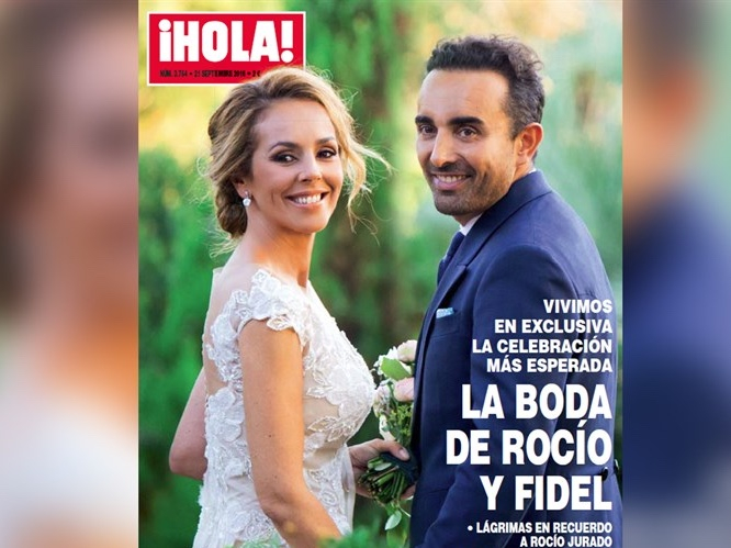 Rocío y Fidel en su boda