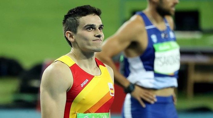 El atleta Bruno Hortelano. 