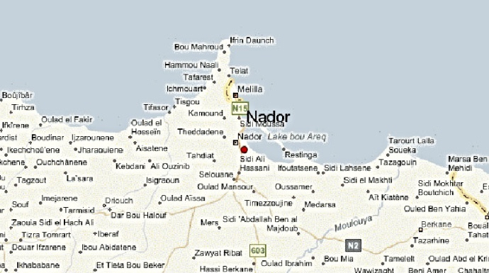 Imagen de la región donde se ha producido el ataque. 