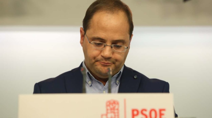 El secretario de Organización del PSOE, Cesar Luena