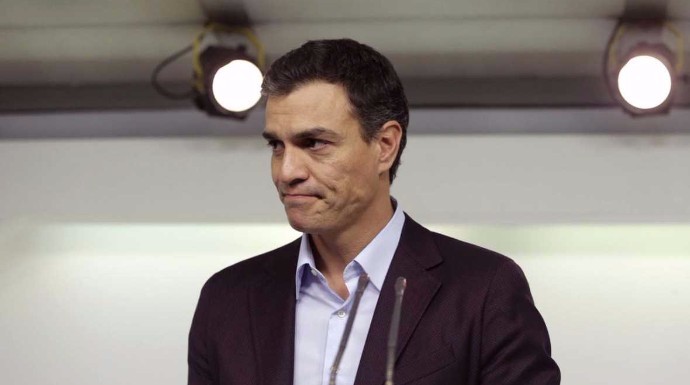Pedro Sánchez, "el cruzado" del PSOE. 