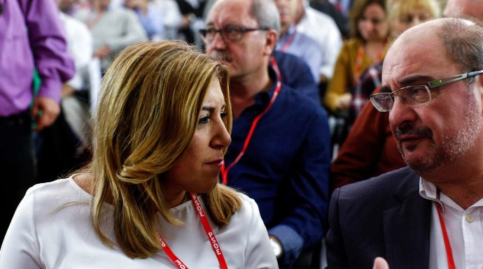 La presidenta andaluza, Susana Díaz, la gran triunfadora del Comité Federal