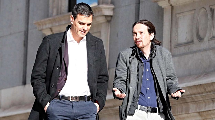 Pedro Sánchez y Pablo Iglesias, en una imagen de archivo.