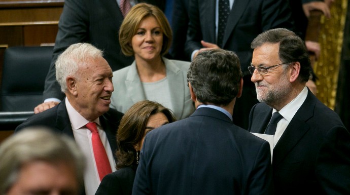 Rajoy el día de su investidura.