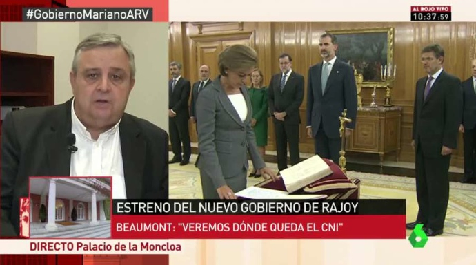 El director de ESdiario, Antonio Martín Beaumont, analizando el nuevo gobierno en Al Rojo Vivo