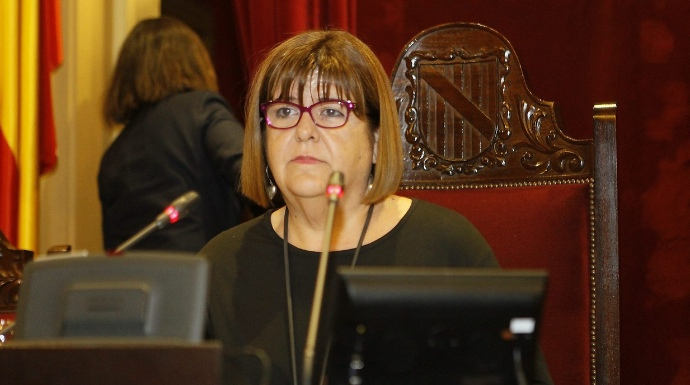 La presidenta del Parlamento de Baleares, Xelo Huertas