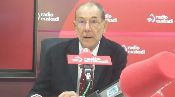 Javier Solana, durante su entrevista en Radio Euskadi