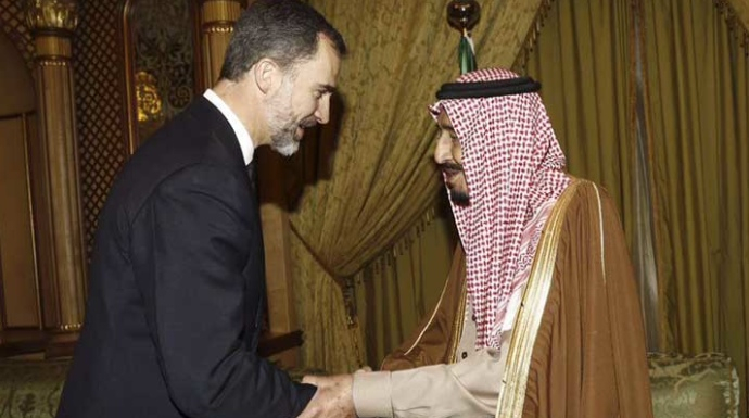 El Rey Felipe VI en Arabia Saudí tras la muerte del Rey Abdalá