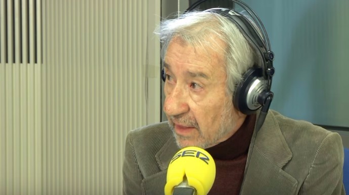 José Sacristán durante su entrevista en la SER.