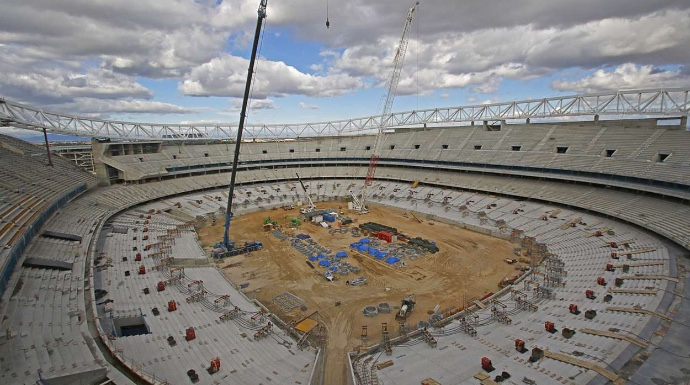 El nuevo estadio del Atlético de Madrid estará listo en verano. (Atlético)