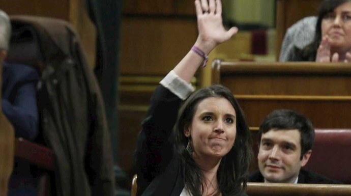 La portavoz adjunta de Podemos en el Congreso, Irene Montero.