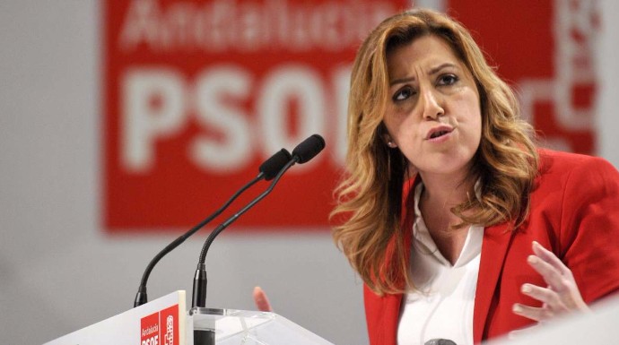 Susana Díaz es la tercera opción para los votantes del PSOE.