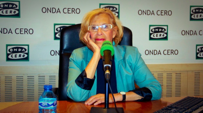 La alcaldesa de Madrid, Manuela Carmena, en Onda Cero.