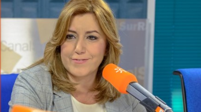 Susana Díaz, entrevistada este viernes en Canal Sur Radio.