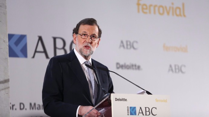 Rajoy durante su discurso en el Foro ABC.