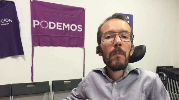 El secretario de Organización de Podemos, Pablo Echenique.