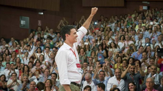 Pedro Sánchez sigue sorprendiendo en su precampaña de las primarias.
