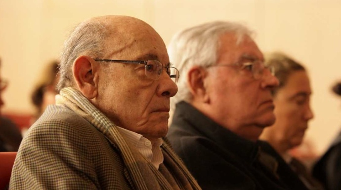 Los dos máximos responsable del desfalco del Palau: Félix Millet y Jordi Montull.