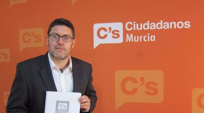 El líder de C's en Murcia, Miguel Sánchez.