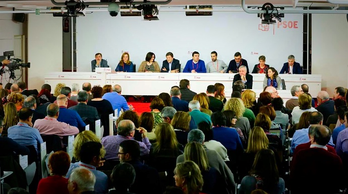 Comité Federal del PSOE, este sábado.