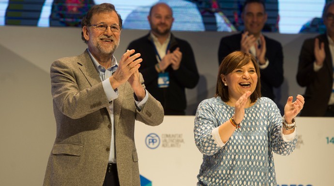 El domingo Rajoy clausuró el Congreso del PPCV.