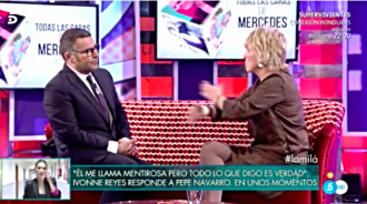 La brutal bronca en Telecinco entre Jorge Javier y Mercedes Milá y el grave insulto: 
