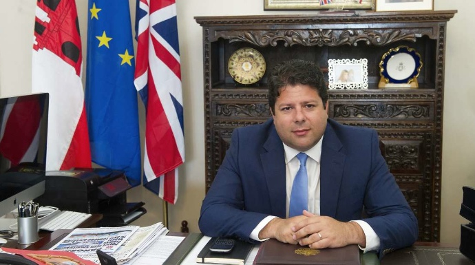 El primer ministro de Gibraltar, Fabián Picardo.