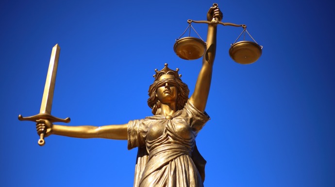 La imagen simbólica de la Justicia (Pixabay)