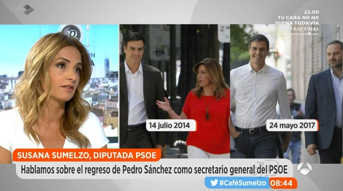 Susana Sumelzo, este viernes en Espejo Público.