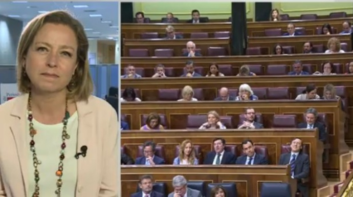 La diputada de Coalición Canaria, Ana Oramas, este miércoles en Espejo Público.