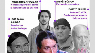 Un gráfico con delitos arrasa en Twitter y arruina el marketing de Podemos tras la moción de censura