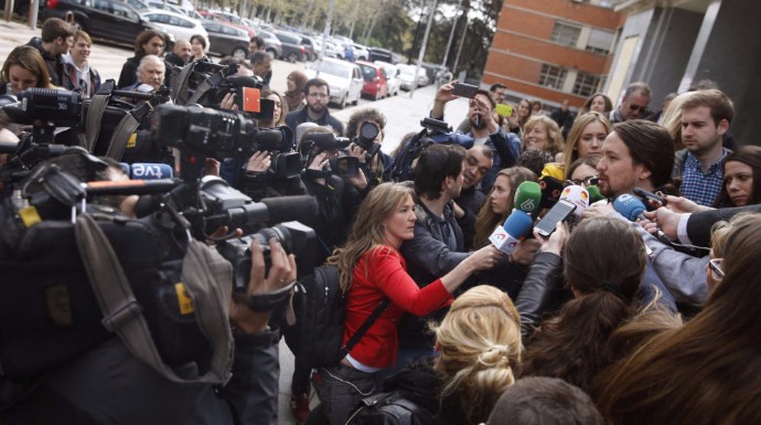 El veto de este lunes confirma que Podemos tiene una lista negra de periodistas.