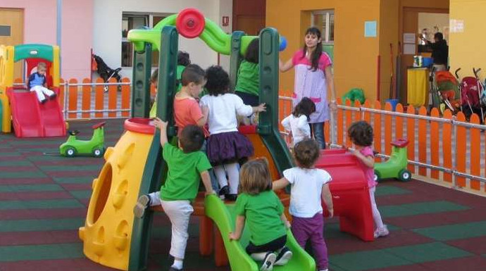 Una escuela infantil tipo de España