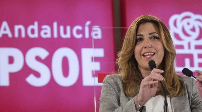 Susana Díaz, en un acto del PSOE-A