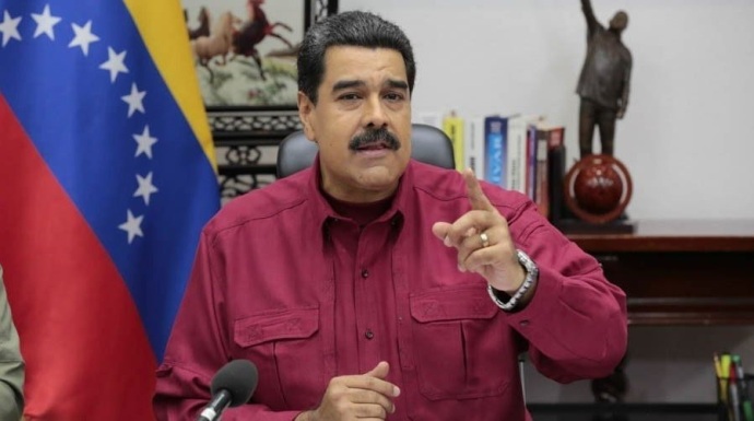 Maduro, el pasado mes de junio en plena tormenta política