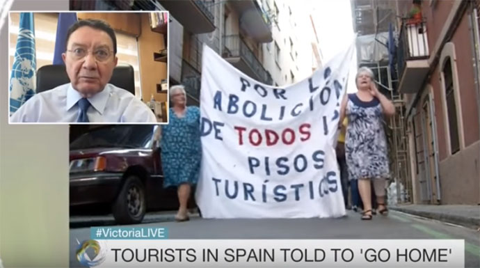 La Organización Mundial del Turismo da una lección a Podemos y la CUP por ignorantes