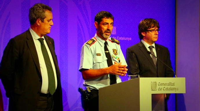 El jefe de los Mossos explica detalles del atentado entre Puigdemont y Forn.