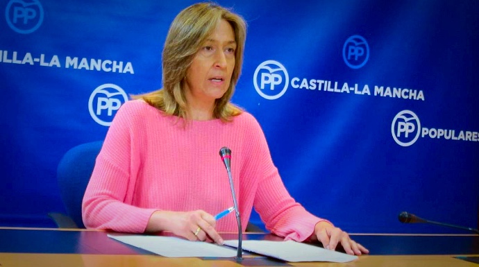 La presidenta del Grupo Parlamentario Popular en Castilla-La Mancha, Ana Guarinos.
